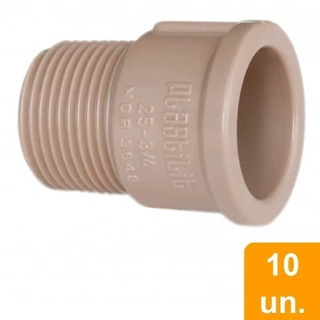 Adaptador Soldável Plastilit Curto 60mm x 2P Embalagem com 10 Unidades em Oferta na Shopee
