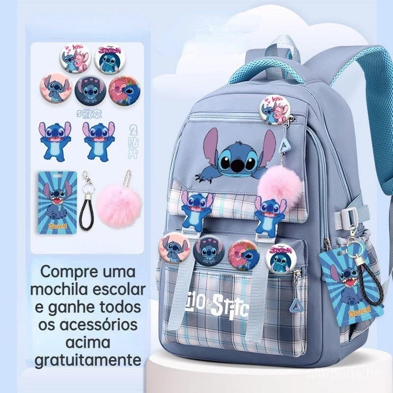 Mochila Stitch Large Capacity Children's Light