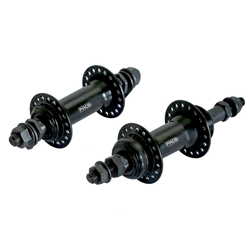 Cubo Bicicleta Aço 36 Furos 3/8x140/180mm Preto Paco