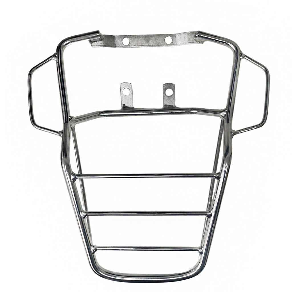 Churrasqueira Suporte Bagageiro Cromado Compativel Moto Fan 125/150 2009 a 2013
