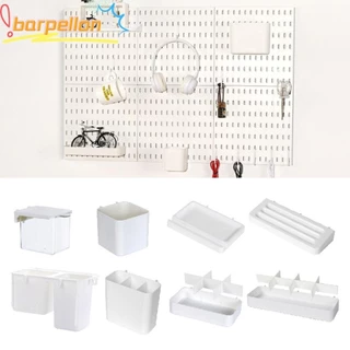 Tábua BARPELLON Furo Storage , No-Perfuração Caixas De Armazenamento De Branca Pegboard , Decoração Criativa De Casa Sem Garagem Organizador De Parede De Cozinha