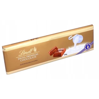 Chocolate Suiço Premium LINDT Gold ao Leite 300g