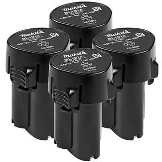 Kit 4 Baterias 12V Íon de Lítio BL1014 196338-0 Makita