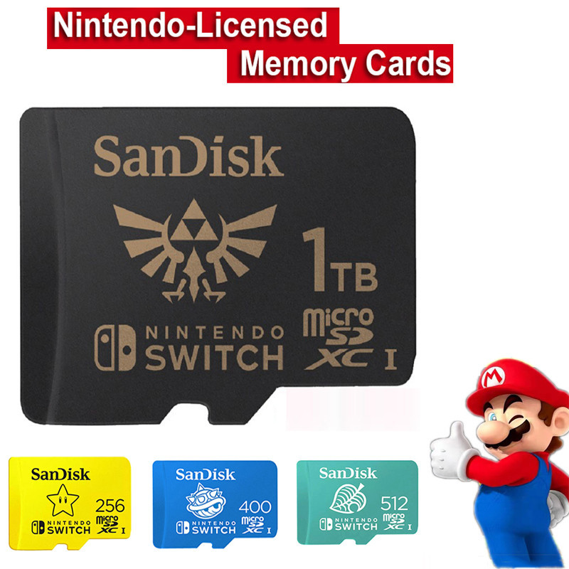 Cartão De Memória micro Card Para Nintendo-Switch 1TB 512GB 400GB 256GB Cartões Mixro SD Câmera Expansão De Jogos DVR