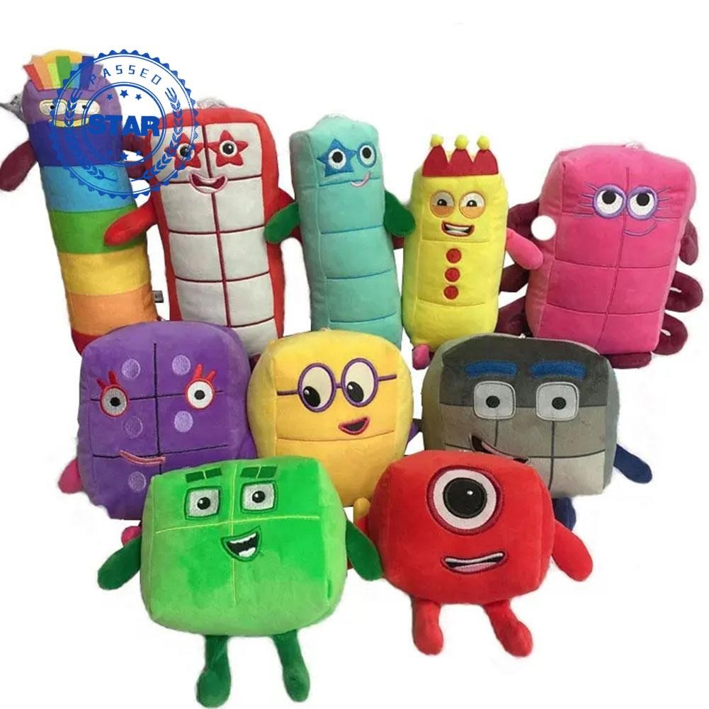 Numberblocks Boneca De Pelúcia Número Educacional Brinquedos Crianças ...