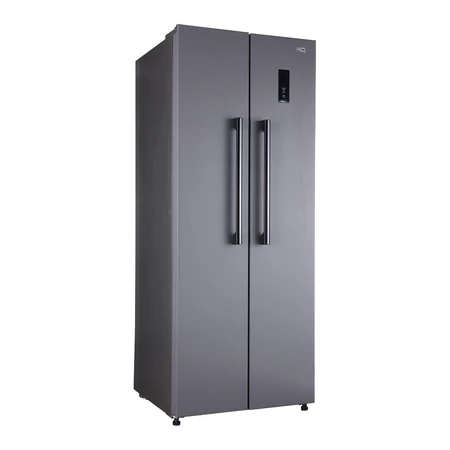 Geladeira Refrigerador HQ Frost Free Side By Side 460 Litros Cinza HQ-460SBSFF