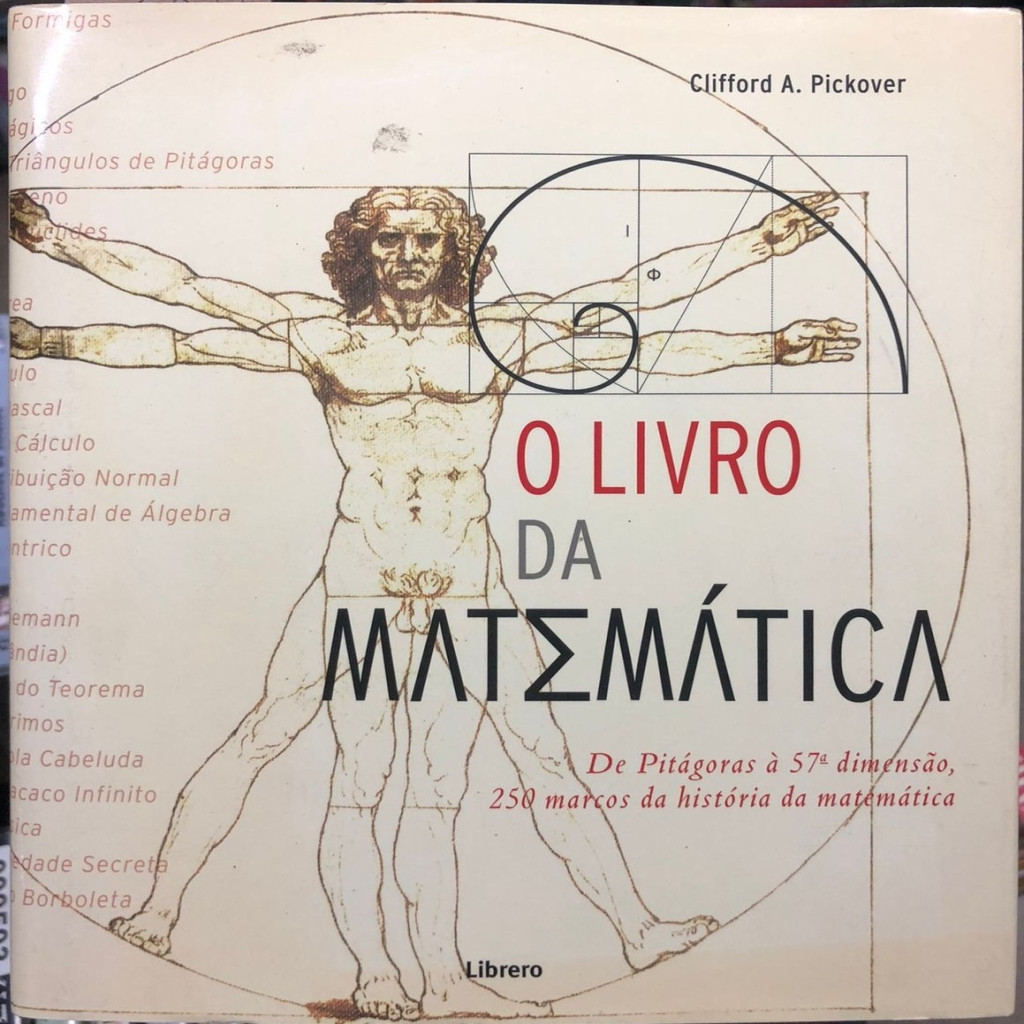 O Livro da Matemática autor Clifford A. Pickover | Shopee Brasil