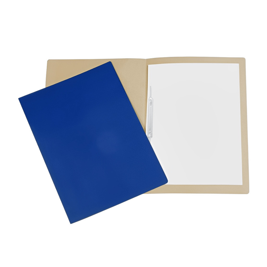 Pasta de Papelão Com Grampo 34cm x 23cm Azul | Shopee Brasil