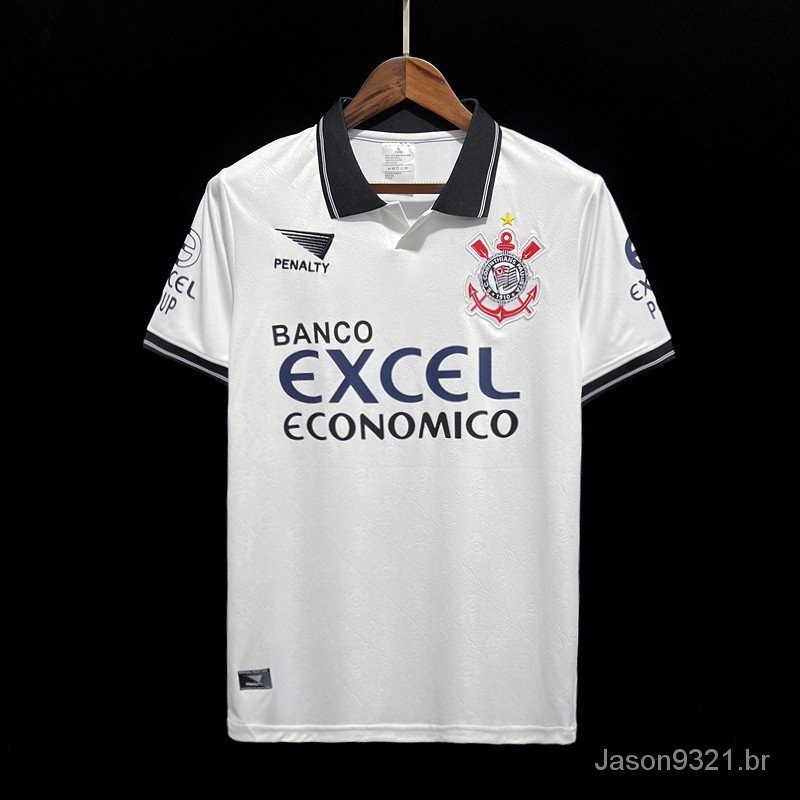 Camisa da Time Versão retro 1997 Corinthians Home Futebol manga curta camisa tailandesa Sportswear 1:1 Qualidade 3OME CVHQ