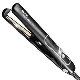 Chapinha Prancha Alisadora de Cabelo Style Pro Titanium 230ºC Bivolt Preta Taiff