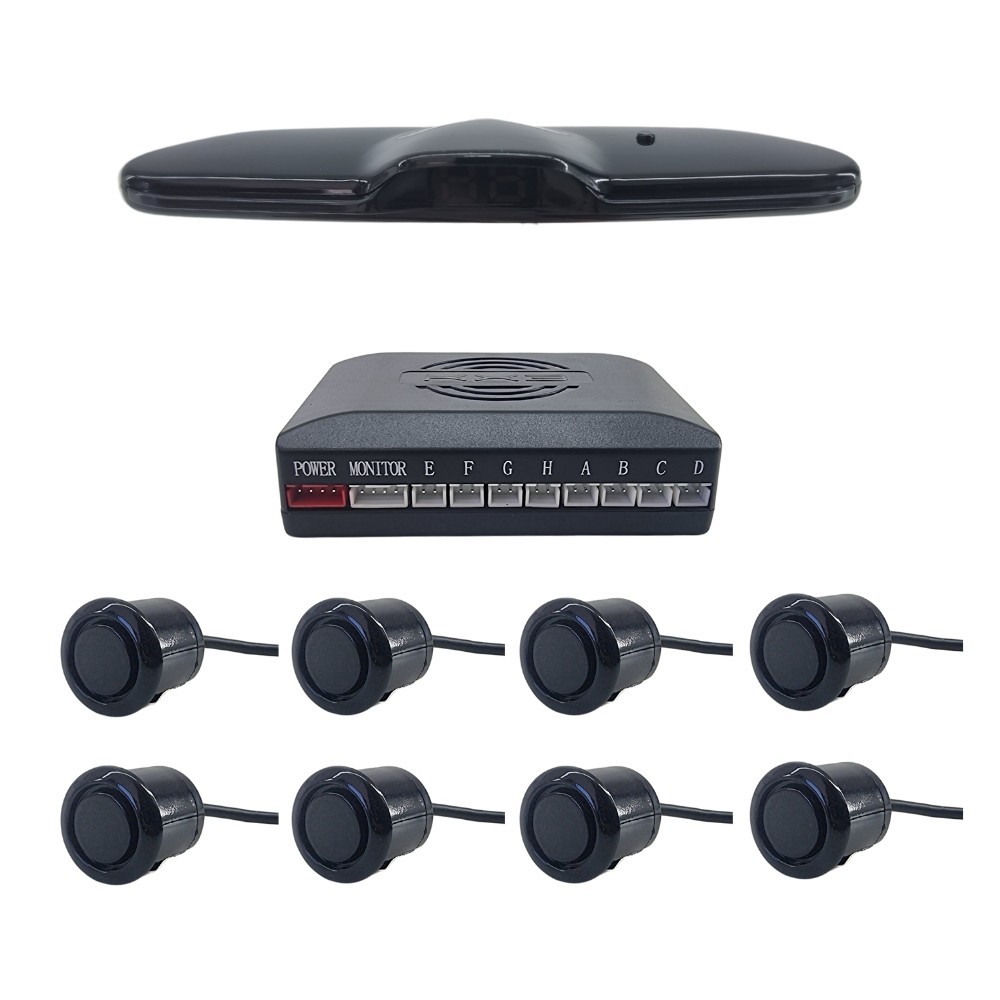 SENSOR DE ESTACIONAMENTO 8 PONTOS KX3 PRETO | Shopee Brasil
