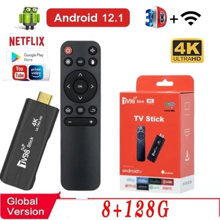 TV98 Global 4K TV Stick E Android 12.1 Smart TV98 Media Dual 2.4G 5G Wifi 8GB 128GB 4K HD