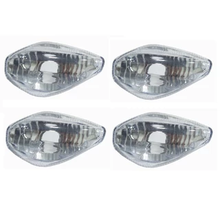 Lente Seta Fan 160 125 150 Titan Kit 4 Peças Cristal Piscas Sinaleira 2014 A 2023