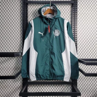 Palmeiras Football Appearance Jersey Hooded Sports Jacket Jaqueta esportiva com capuz Casaco de futebol Windbreaker