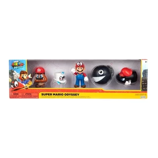 5 Bonecos Coleção Super Mario Odyssey - Super Mario