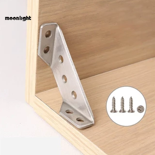Mlts_ 5Pcs/Set Suportes Fixos De Ângulo Reto Espessado De Aço Inoxidável De Cadeira De Eletrodeposição De Móveis