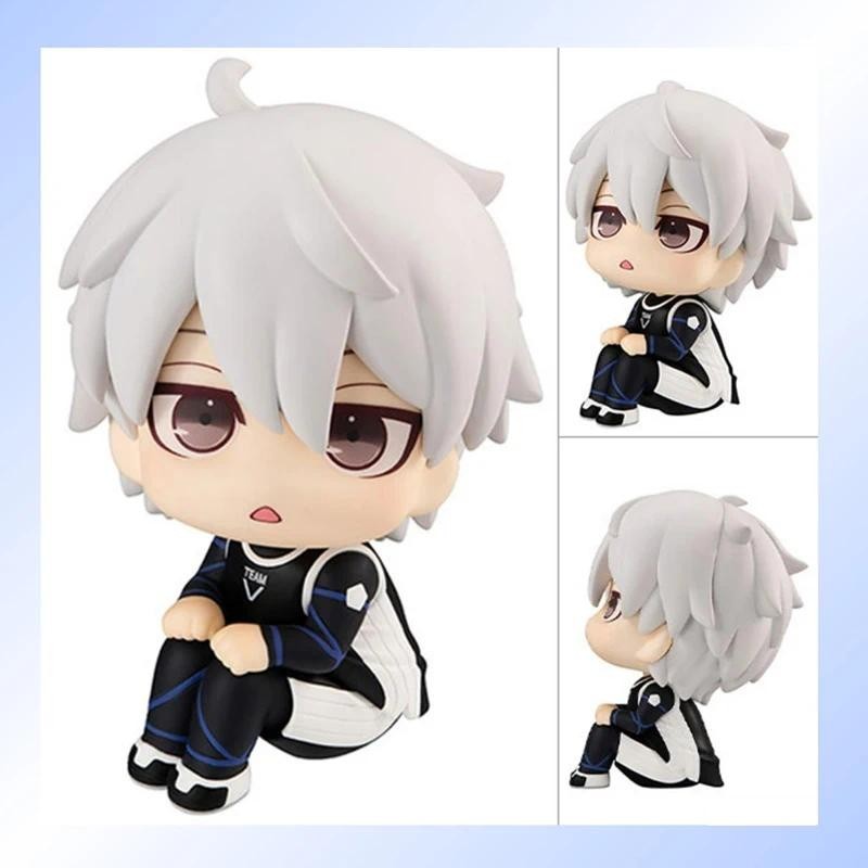 Blue Lock – Figurine Q Version Assise 10 Cm – Chigiri, Nagi, Isagi, Bachira – PVC Souple – Déco Bureau