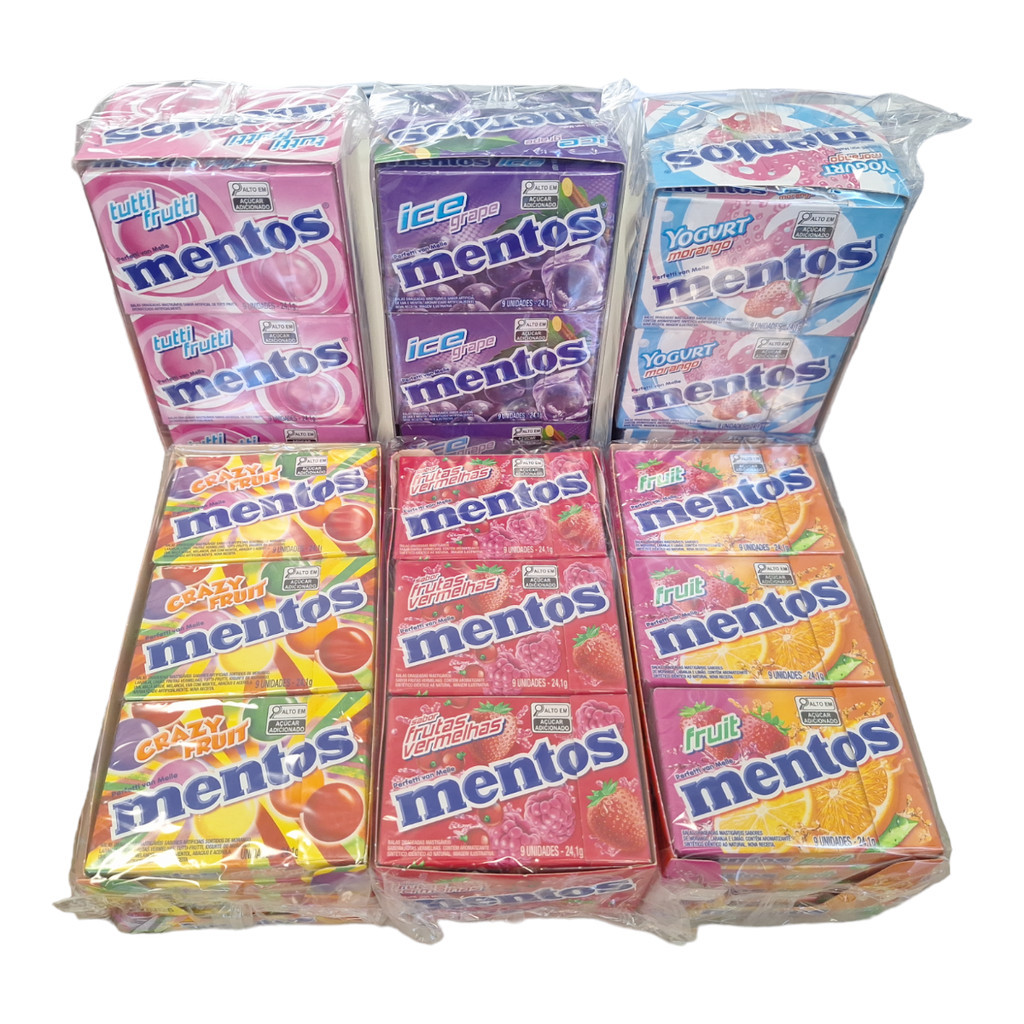 Bala Mentos Slim Box - Escolha o seu sabor