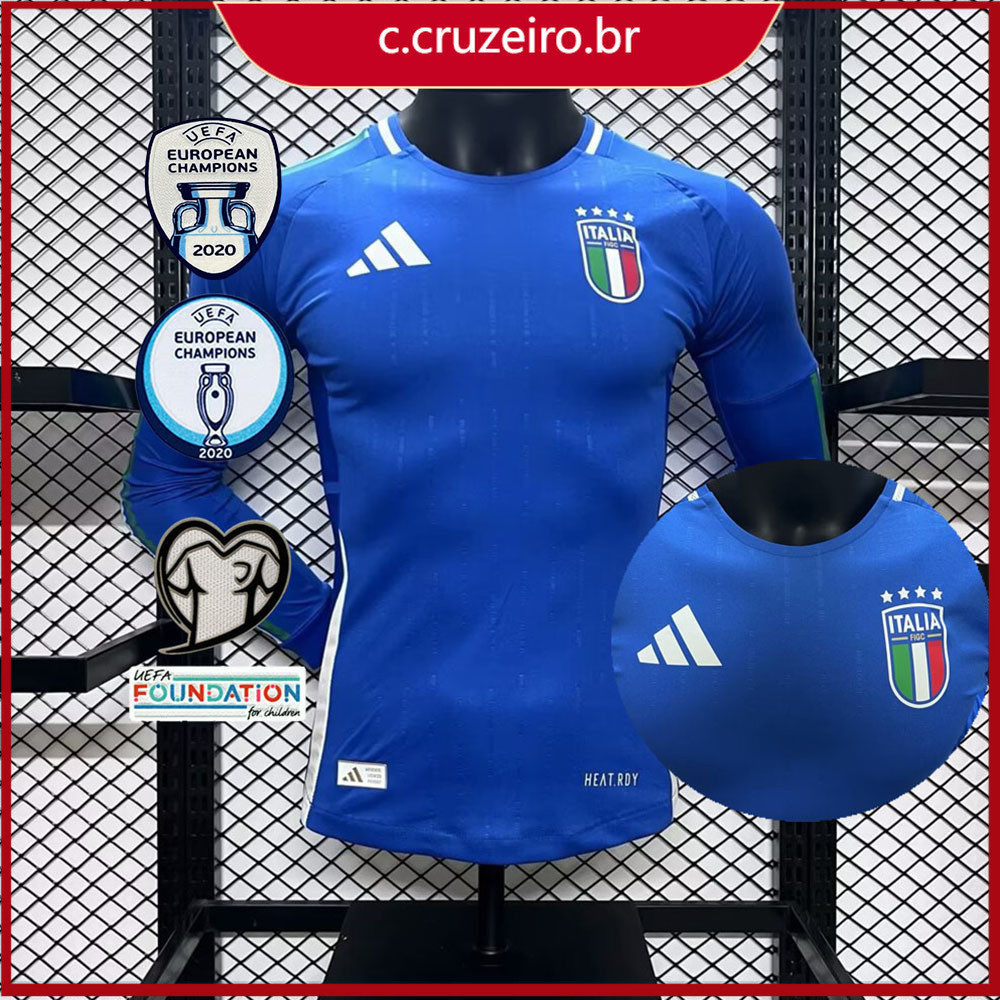 24-25 YDL Camisa I Player Manga Longa Versão Verson De Futebol