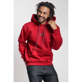 Blusa Masculina Moletom Canguru Polo Wear Vermelho Escuro