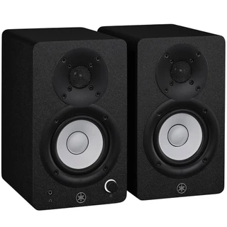 Par de Monitores de Estúdio Near Field Yamaha HS3 110v Preto