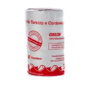 Fio Torcido Grilon 210/24 Branco Carretel Com 200 Gramas