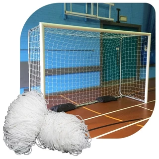 Par de Rede para Trave de Gol Futsal Fio 4mm Nylon