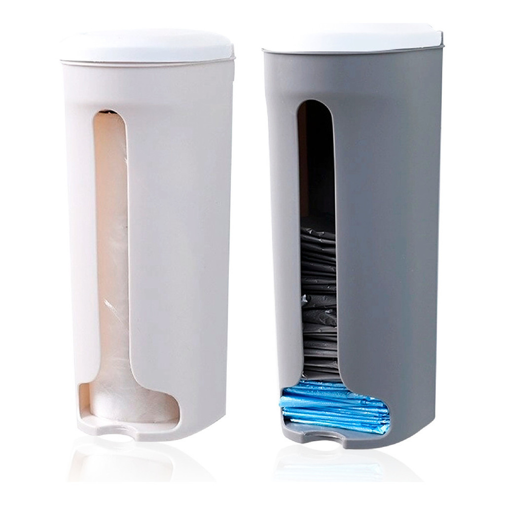 Dispenser Organiza Sacolas Puxa Sacos Lixo Parede E Cozinha