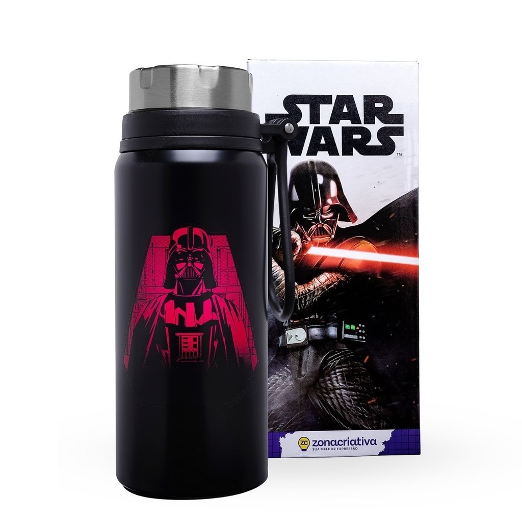 Garrafa Elite Inox Térmica 650ml Darth Vader - Star Wars™ | Shopee Brasil