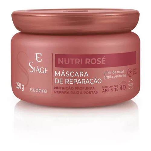 Máscara Eudora Siàge Nutri Rosé nutrição 250g