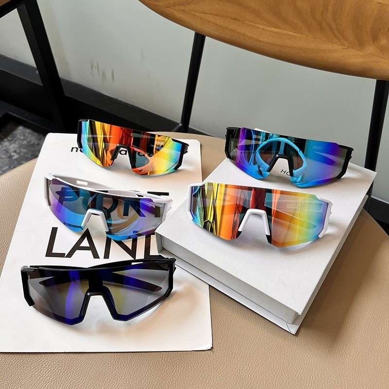 Imagem do produto Óculos de ciclismo unissex com proteção UV400 | Óculos de sol oversized, leves e à prova de vento para uso ao ar livre 2