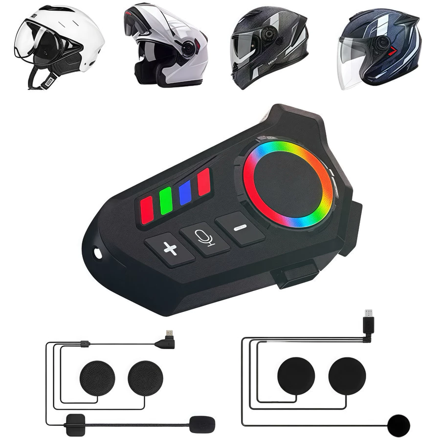 Fone de Ouvido Bluetooth Para Capacete