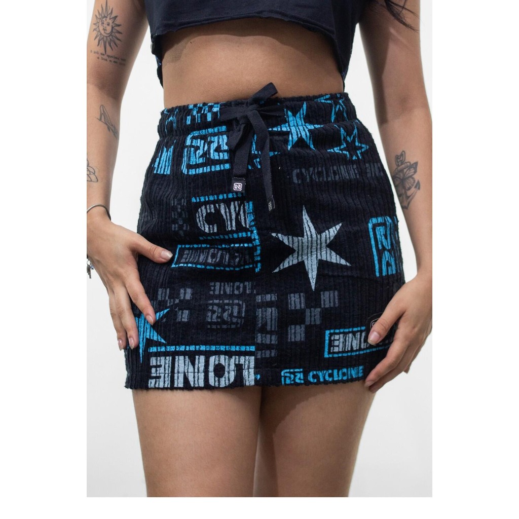 Saia Cyclone Veludo Est Star Chess Heavy | Shopee Brasil