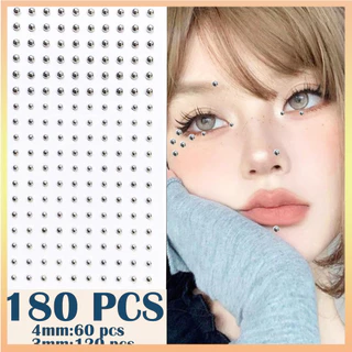 Piercing De Sobrancelha Falso Lábio Labret Studs Colar Nariz Facial Adesivo Rosto Jóias Não Pele
