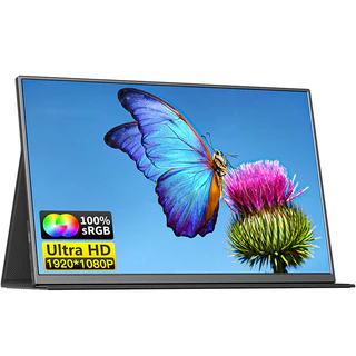 Kavay New Tela Portátil de 15,6 polegadas 4K Touch OLED Extensão 144Hz Tela Portátil com Interruptor Externo