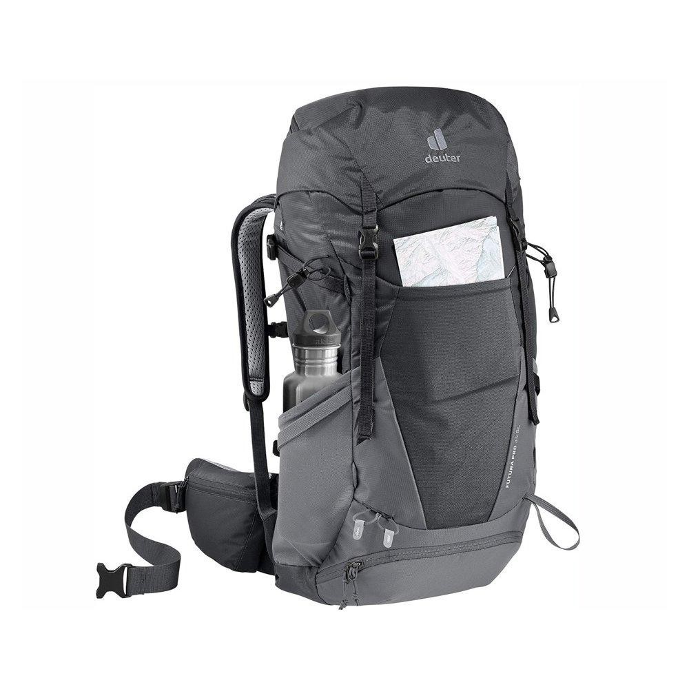 Imagem do produto Mochila para Hiking Futura Pro 34 litros SL Preta - Deuter