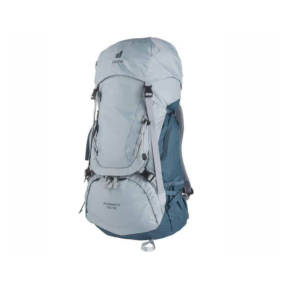 Imagem do produto Mochila Alpamayo 55+10L Cinza/Azul Trekking, Trilha - Deuter