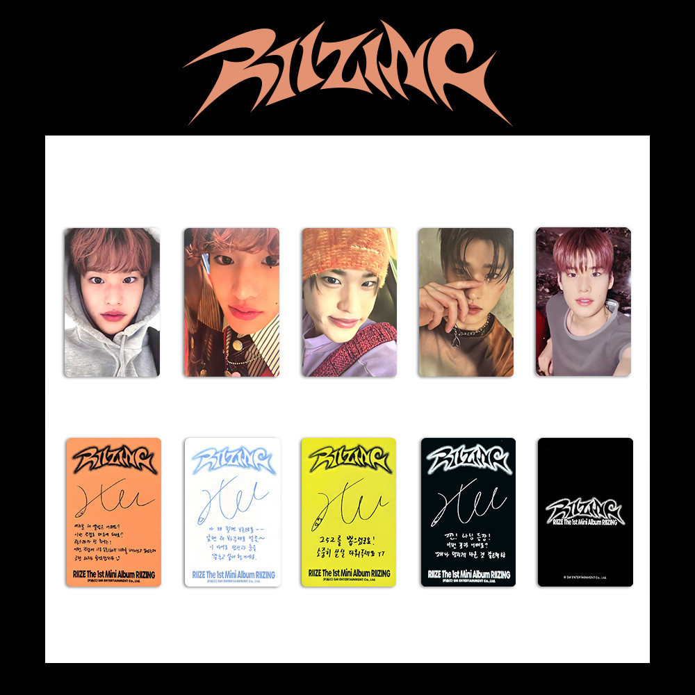 Kpop Idol RIIZE Álbum RIIZING Photocards Cartão Fotográfico