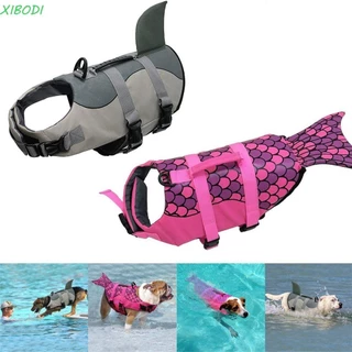 XIBODI Colete Salva-Vidas Para Cães Durável Tubarão Sereia
