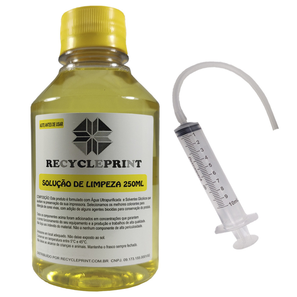 250ml Solução Limpeza Cabeças Impressão Compativel Epson L355/365