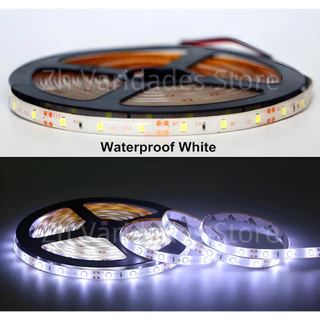 Fita Led 3528 Rolo 5 Metros 300 Leds Silicone Com Fonte Ip65 Prova Dágua Bivolt Branco Frio