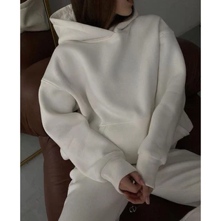 Moletom Feminino Liso Basico Quentinho de Algodão Blusa de Frio