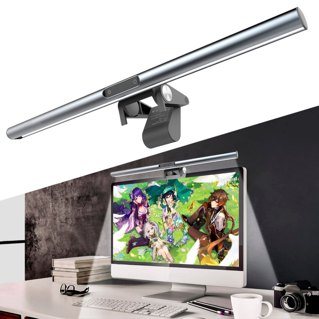 Barra De Led Monitor Luminária Usb Barra Led Cores Luz Monitor Notebook ...