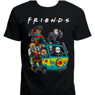 Camiseta Premium Friends Terror Filmes Streetwear Lançamento 2024 Envio Imediato Fox