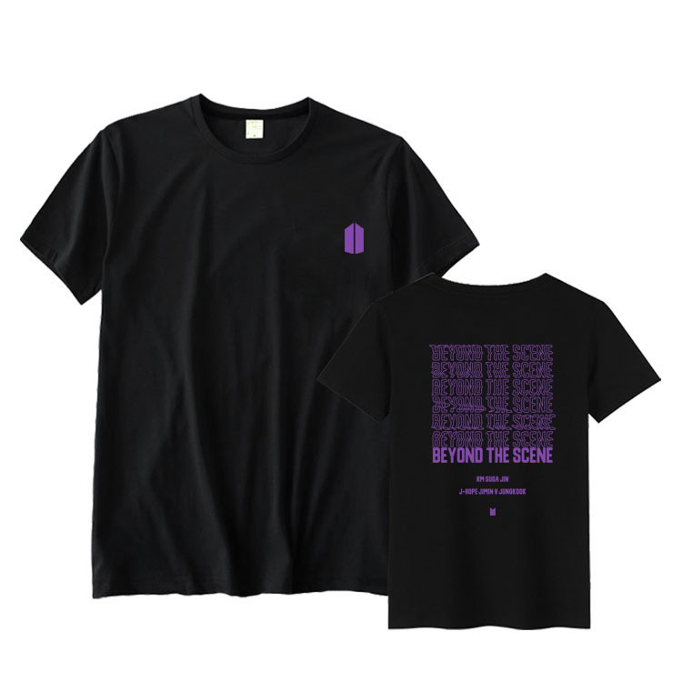 Camiseta 100% Algodão 30.1 KPOP BTS Love Yourself World Tour Moda
