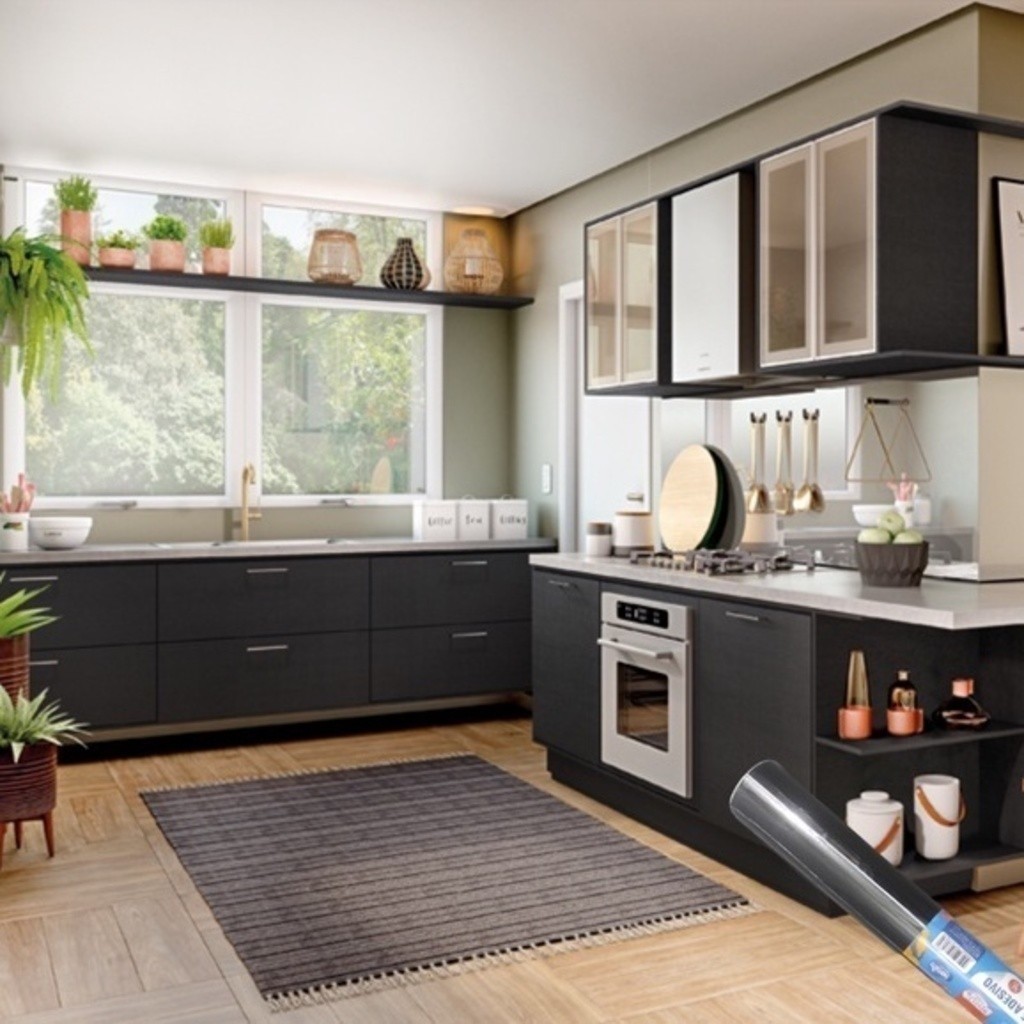 5 Metros Adesivo Blackout Preto Fosco Rolo Lavável Para Impedir Luz Solar De Janela E Porta