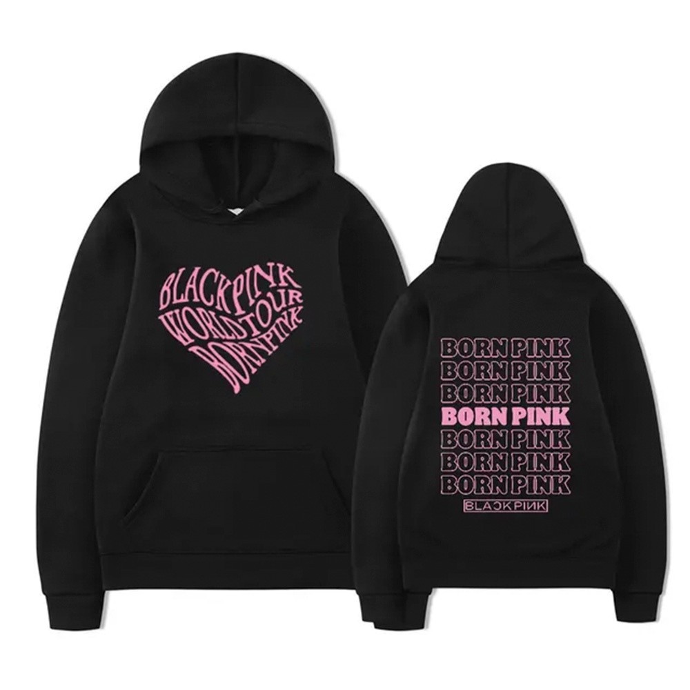 Moletom Canguru Black Pink Born Pink World Tour | Shopee Brasil