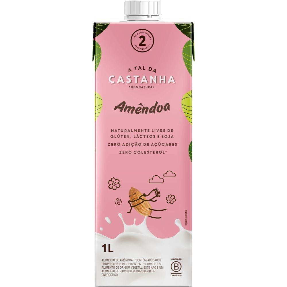 A Tal Da Castanha Amêndoa 1L | Shopee Brasil