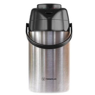 Garrafa Térmica 100% Inox R-evolution 2.5l Bomba Termolar em Oferta na Shopee