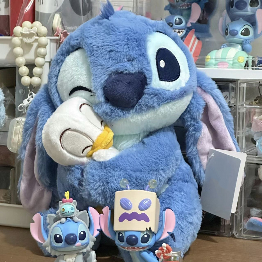 Brinquedo De Pelúcia Lilo & Stitch Kawaii Com Boneca De Pato Donald Fofa Anime Recheada Menina De Aniversário